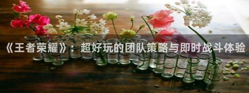 手机极悦娱乐下载安装：《王者荣耀》：超好玩的团队策略与即时战