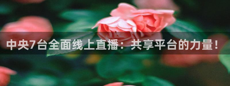 857直播体育专业直播：中央7台全面线上直播：共享平台的力量！